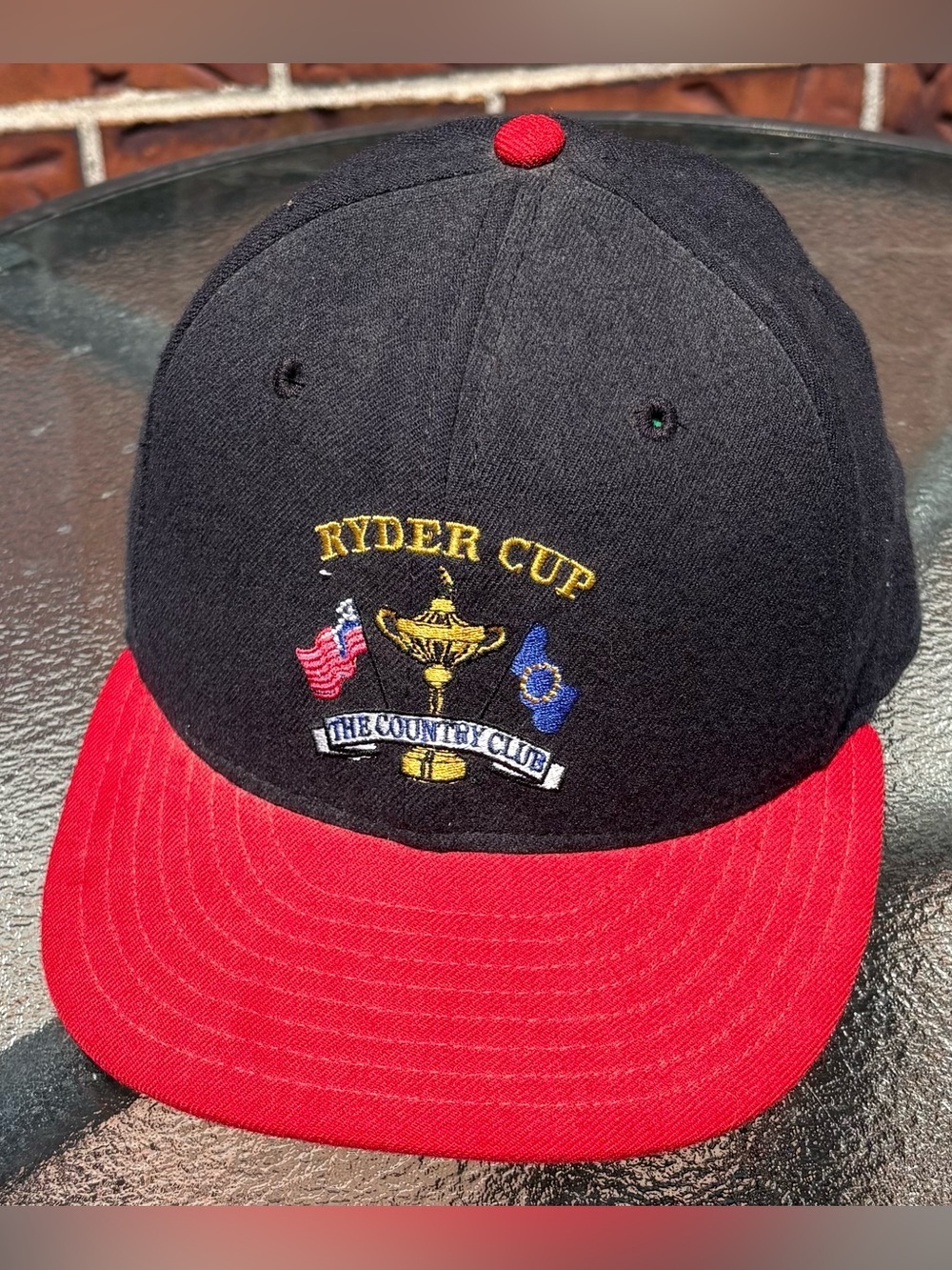 Vintage 1999 New Era 59Fifty Ryder Cup The Country Club Fitted Hat 7 3/8